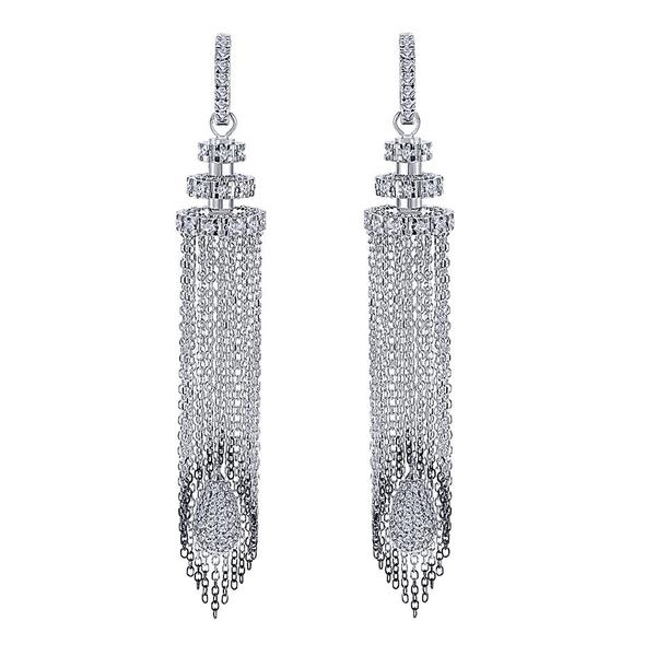 Buy Chiming Stars Diamond Earrings 18 KT yellow gold (3.27 gm). | Online By  Giriraj Jewellers